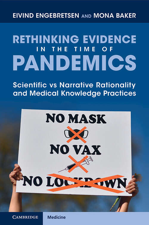 Book cover of Rethinking Evidence in the Time of Pandemics: Scientific vs Narrative Rationality and Medical Knowledge Practices