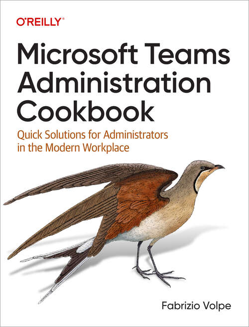 Book cover of Microsoft Teams Administration Cookbook