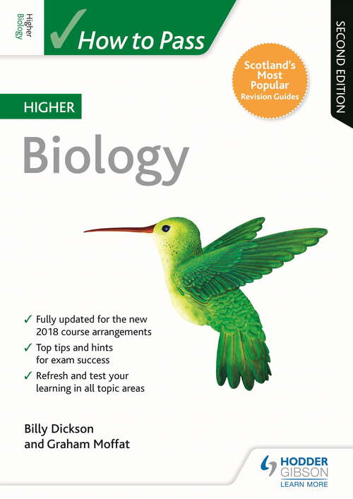 Book cover of How to Pass Higher Biology: Second Edition Epub (How To Pass - Higher Level Ser.)