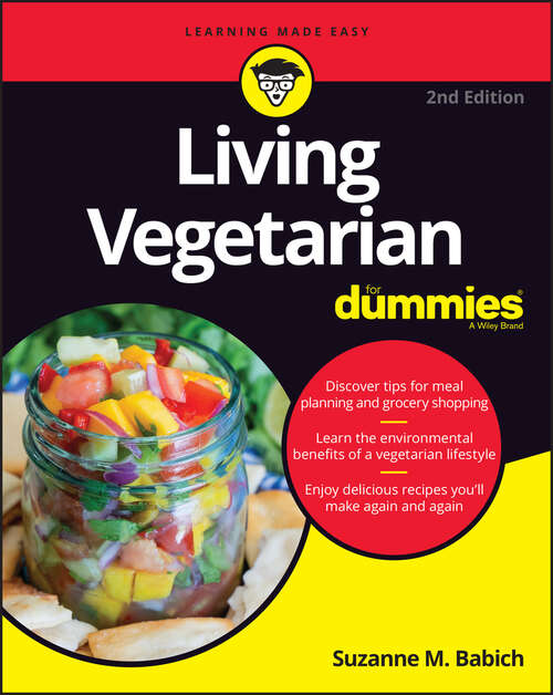 Book cover of Living Vegetarian For Dummies (2)