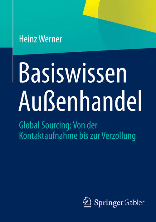 Book cover of Basiswissen Außenhandel