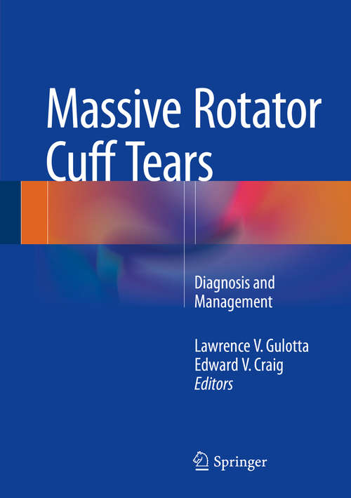 Book cover of Massive Rotator Cuff Tears