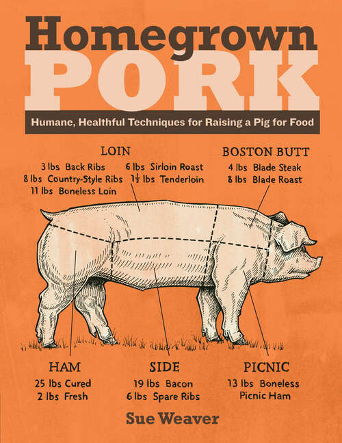 Book cover of Homegrown Pork: Humane, Healthful Techniques for Raising a Pig for Food