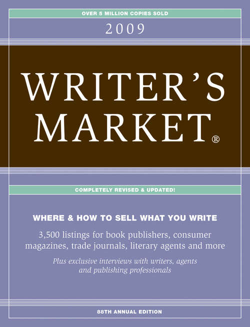 Book cover of 2009 Writer's Market (87) (Market #2009)