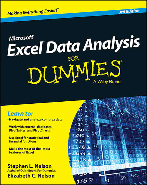 Book cover of Excel Data Analysis For Dummies