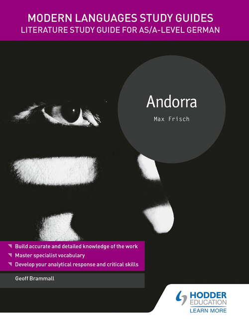Book cover of Modern Languages Study Guides: Literature Study Guide for AS/A-level German