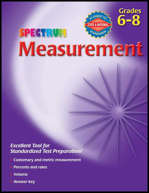 Book cover of Spectrum Measurement: Grades 6-8