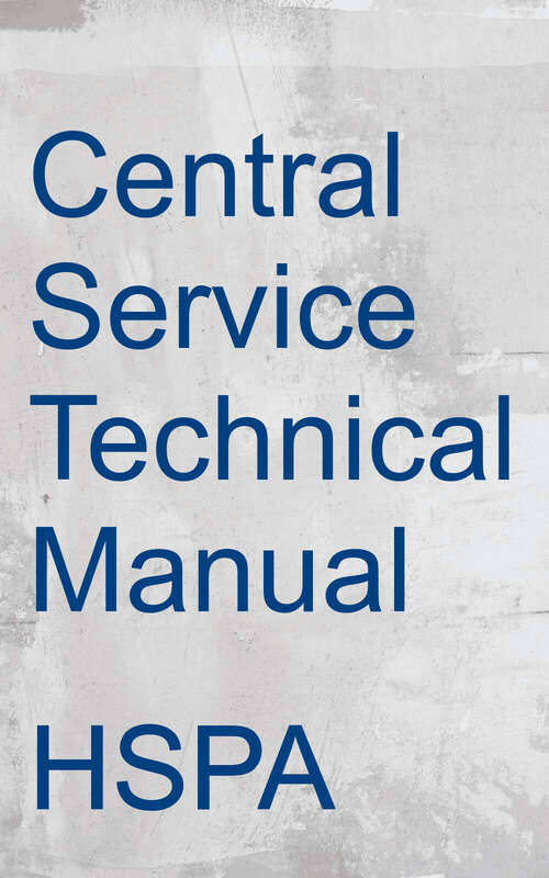 Book cover of Central Service Technical Manual (Ninth Edition)