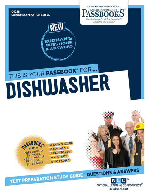 Book cover of Dishwasher: Passbooks Study Guide (Career Examination Series)