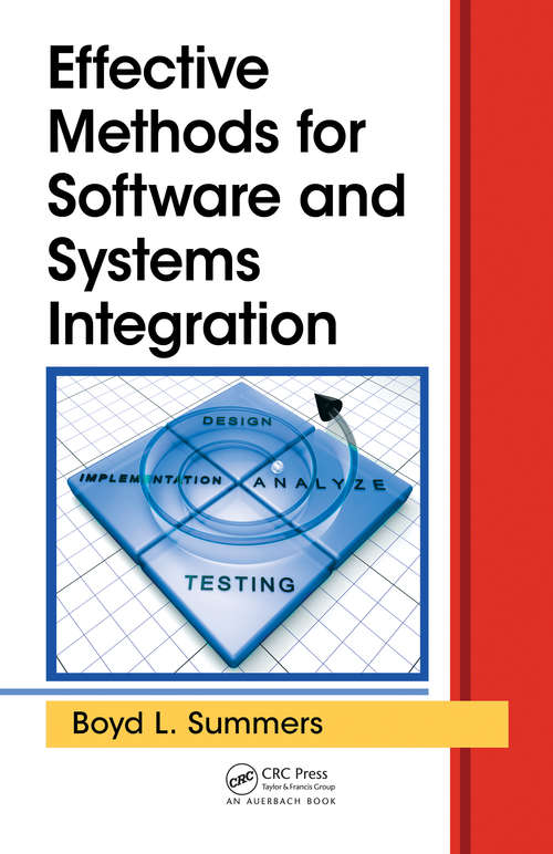 Book cover of Effective Methods for Software and Systems Integration