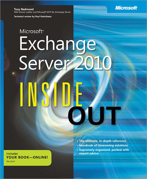 Book cover of Microsoft® Exchange Server 2010 Inside Out