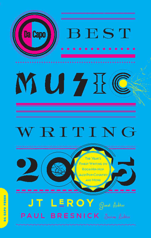 Book cover of Da Capo Best Music Writing 2005