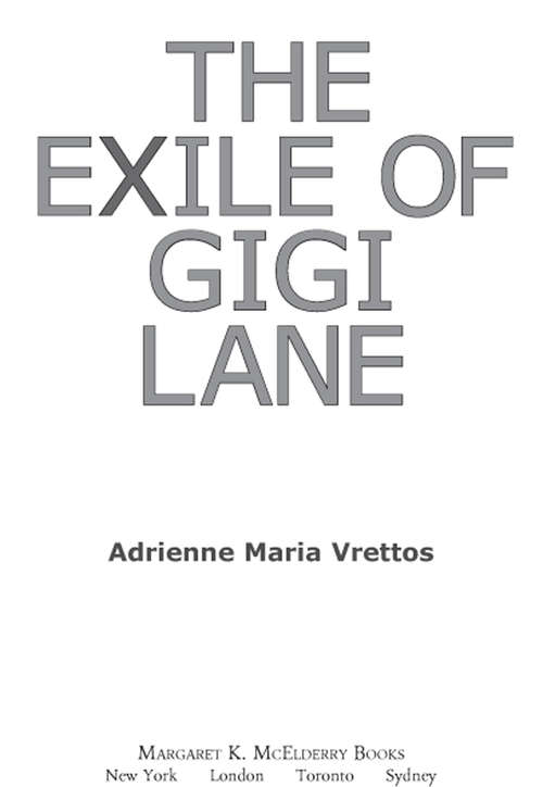 Book cover of The Exile of Gigi Lane