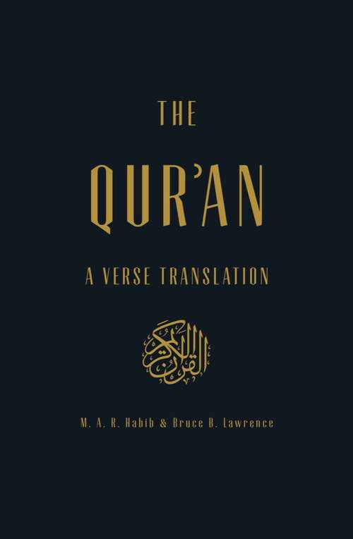 Book cover of The Qur'an: A Verse Translation
