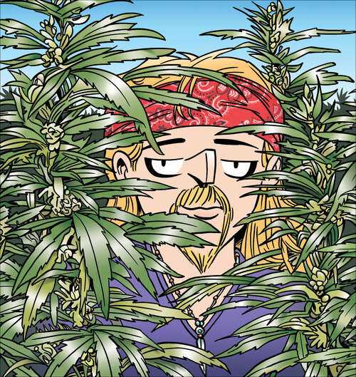 Book cover of The Weed Whisperer: A Doonesbury Book (Doonesbury #36)
