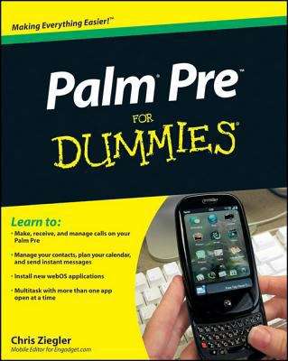 Book cover of Palm Pre For Dummies