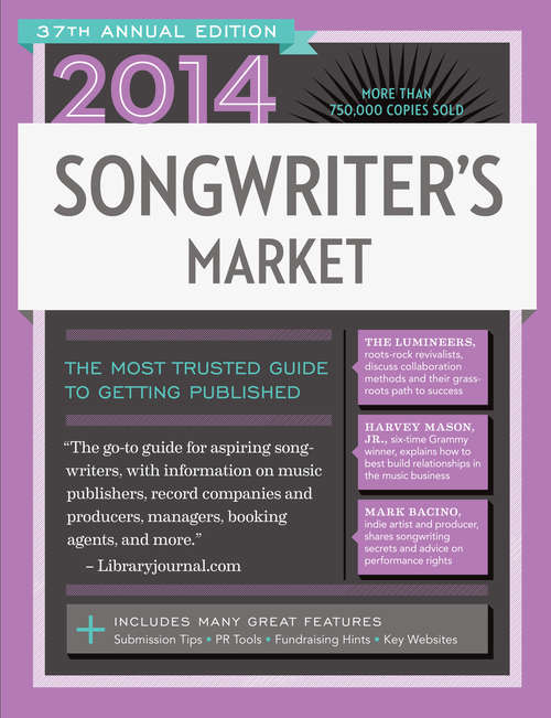 Book cover of 2014 Songwriter's Market