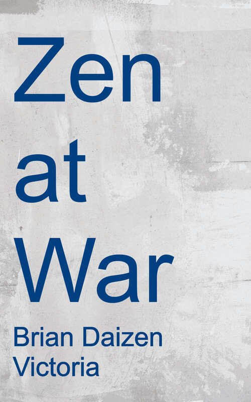 Book cover of Zen at War (2)