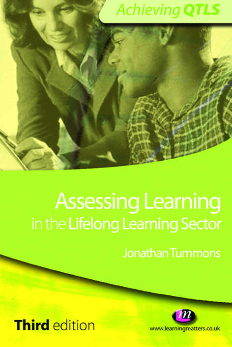 Book cover of Assessing Learning in the Lifelong Learning Sector