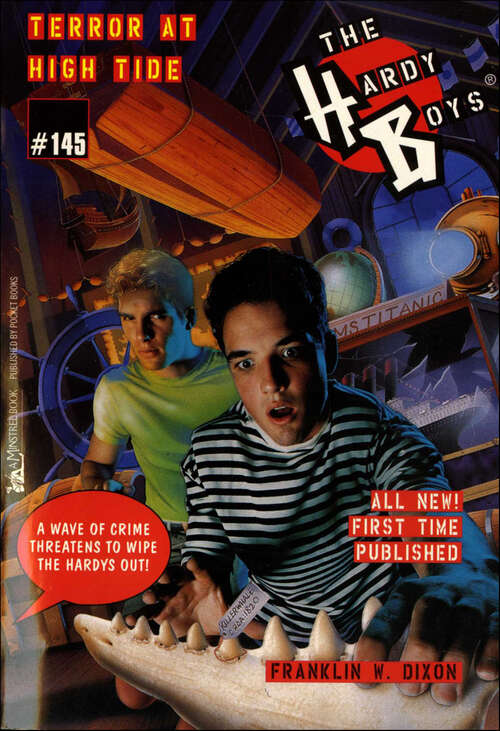 Book cover of Terror at High Tide (The Hardy Boys #145)