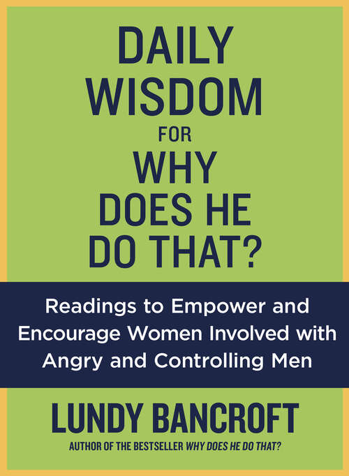 Book cover of Daily Wisdom for Why Does He Do That?