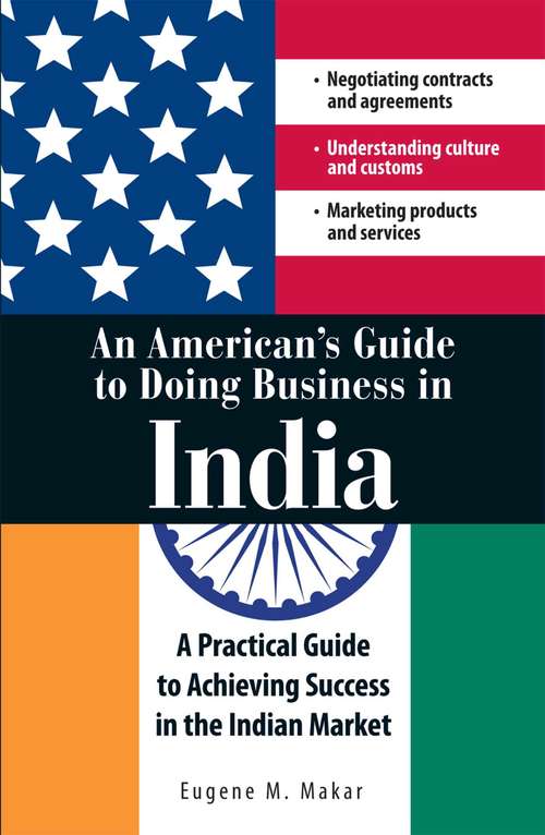 Book cover of An American's Guide to Doing Business in India