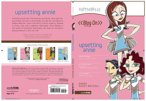 Book cover of Upsetting Annie (Faithgirlz / Blog On!)