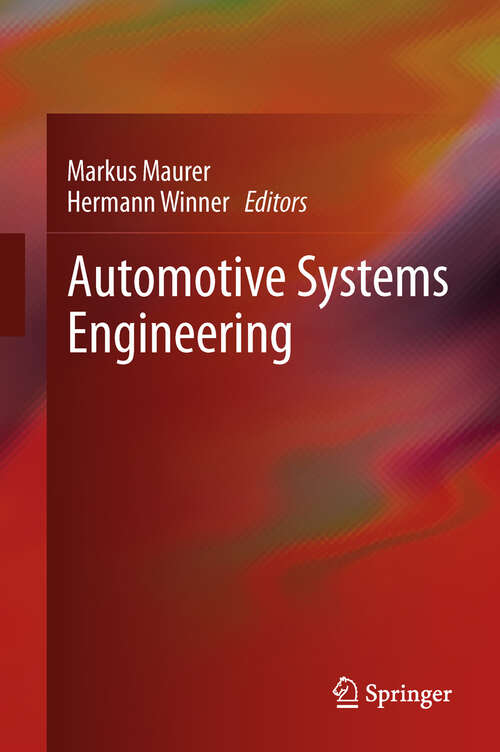 Book cover of Automotive Systems Engineering