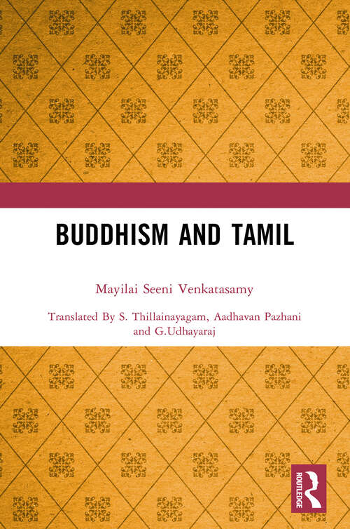 Book cover of Buddhism and Tamil (1)