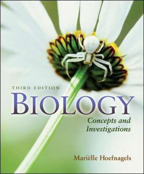 Book cover of Biology: Concepts and Investigations 3rd Edition