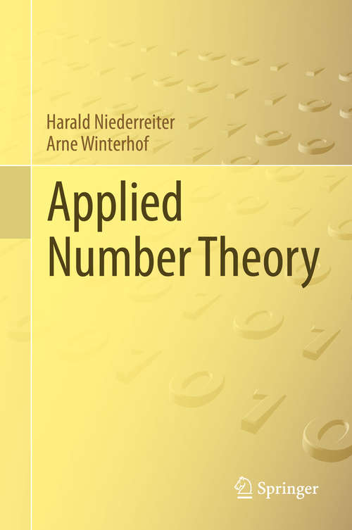 Book cover of Applied Number Theory