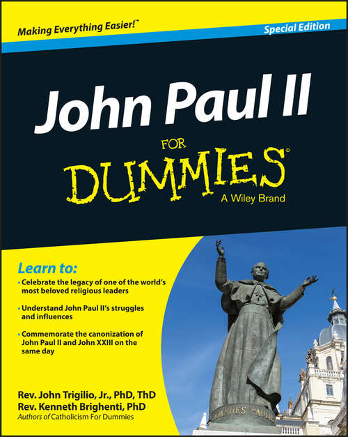 Book cover of John Paul II For Dummies, Special Edition