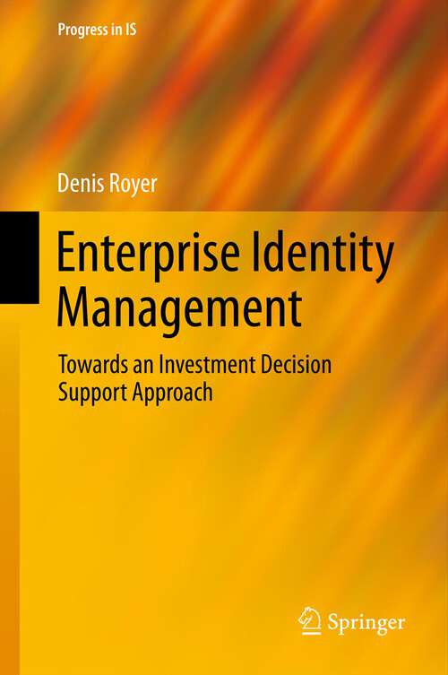 Book cover of Enterprise Identity Management