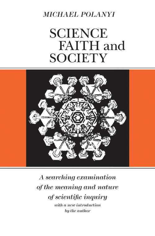 Book cover of Science, Faith and Society