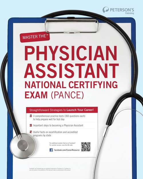 Book cover of Master the Physician Assistant (PANCE)