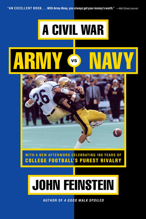 Book cover of A Civil War: Army Vs. Navy Tag - A Year Inside College Football's Purest Rivalry