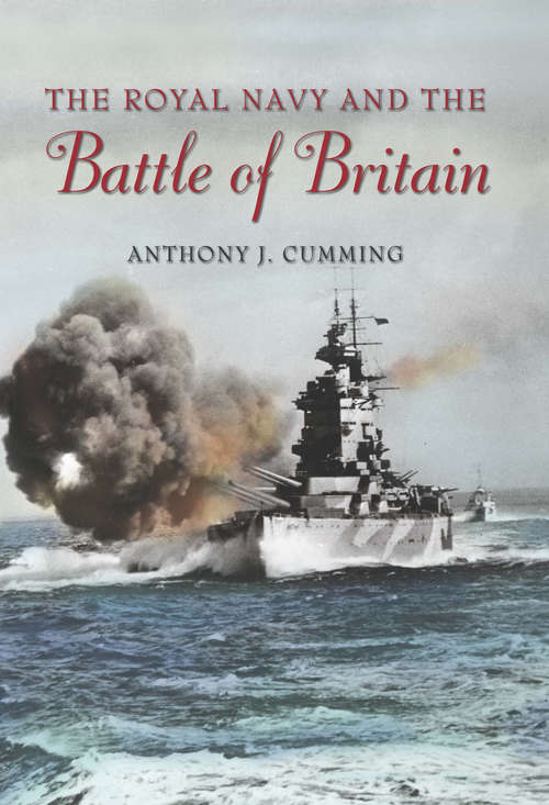 Book cover of The Royal Navy and the Battle of Britain