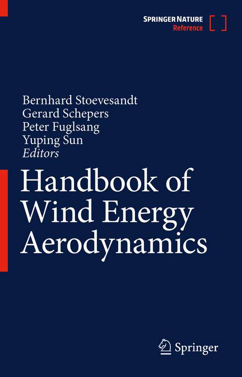 Book cover of Handbook of Wind Energy Aerodynamics (1st ed. 2022)
