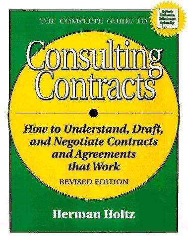 Book cover of Complete Guide to Consulting Contracts