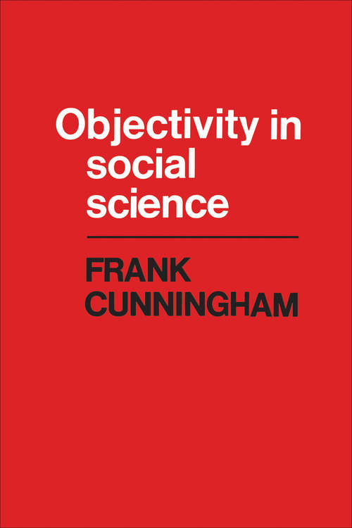 Book cover of Objectivity in Social Science