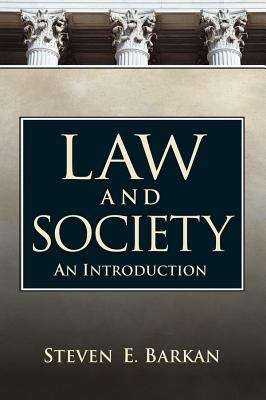 Book cover of Law and Society: An Introduction