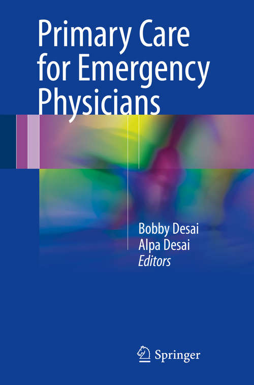Book cover of Primary Care for Emergency Physicians