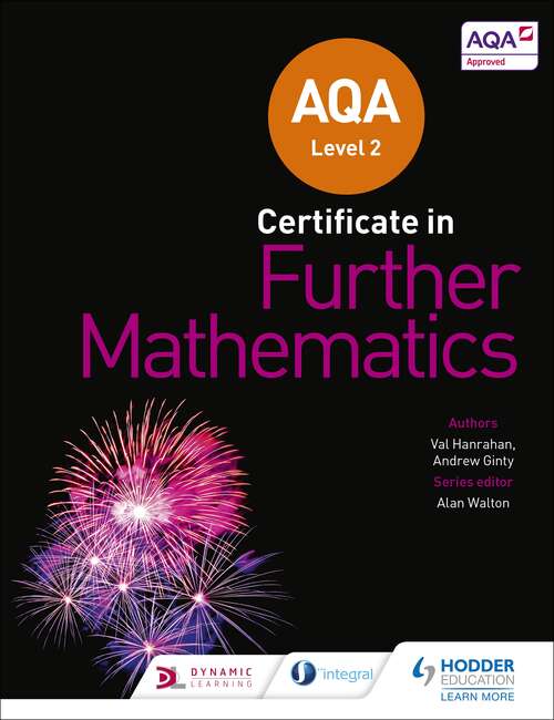 Book cover of AQA Level 2 Certificate in Further Mathematics