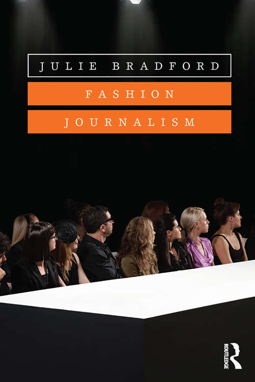 Book cover of Fashion Journalism
