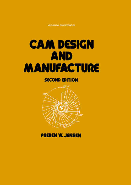 Book cover of Cam Design and Manufacture, Second Edition (2)