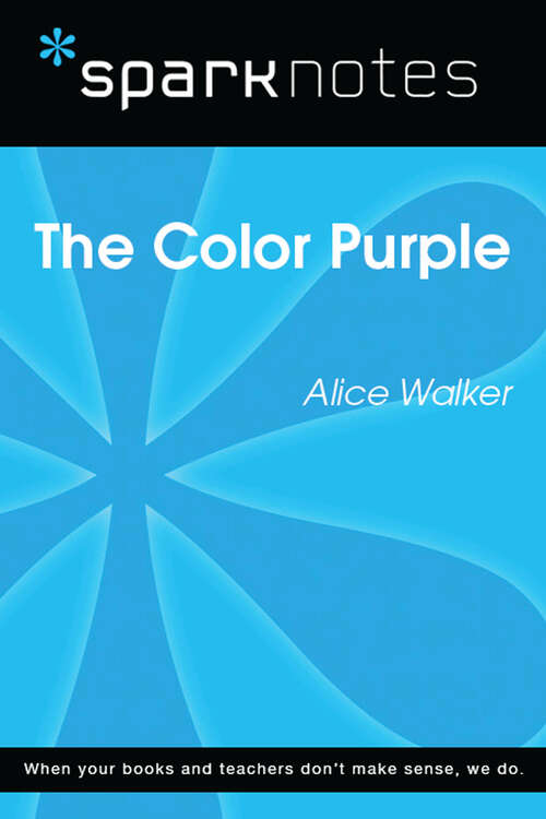 Book cover of The Color Purple (SparkNotes Literature Guide Series)