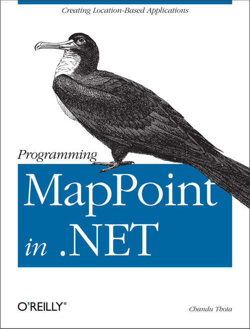 Book cover of Programming MapPoint in .NET