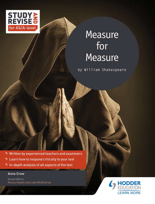 Book cover of Study and Revise for AS/A-level: Measure for Measure