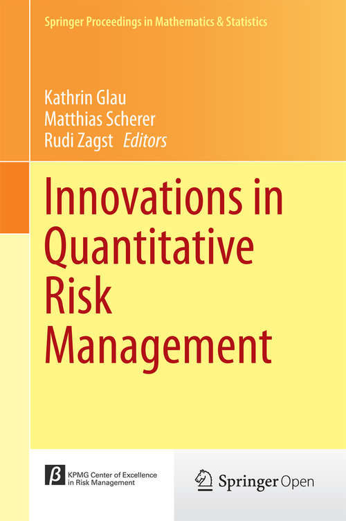 Book cover of Innovations in Quantitative Risk Management