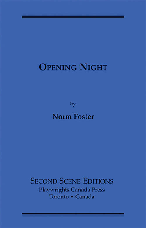 Book cover of Opening Night